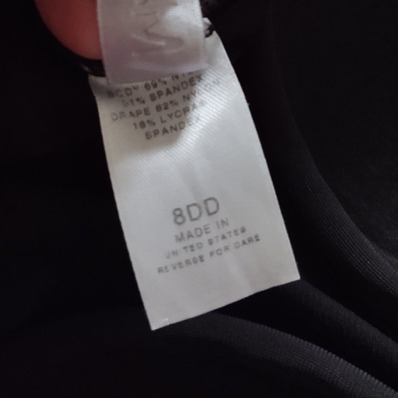 MagicSuit Notch Detail Halter Top One Piece Swimsuit Size 8 DD - Picture 12 of 13